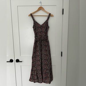 J.Crew Factory Floral Midi Dress | Size 00